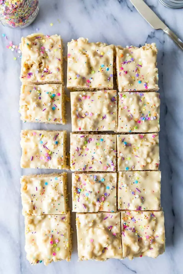 Rainbow Jello Cake