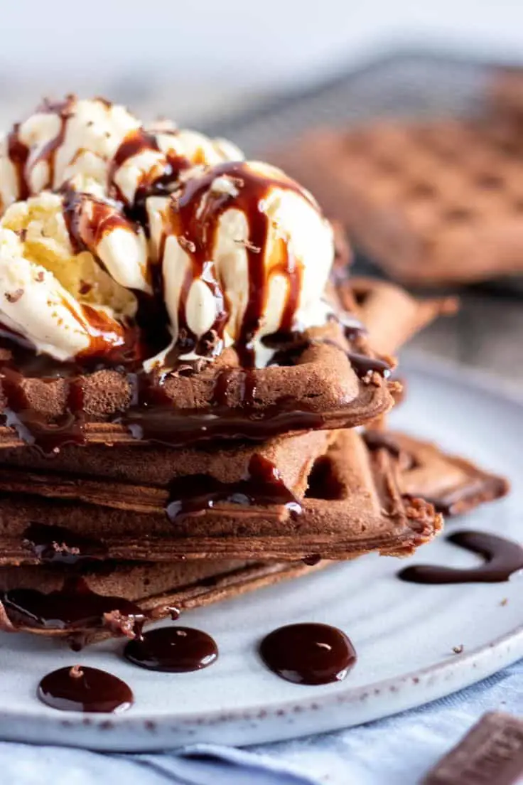 Blueberry Cake Waffles