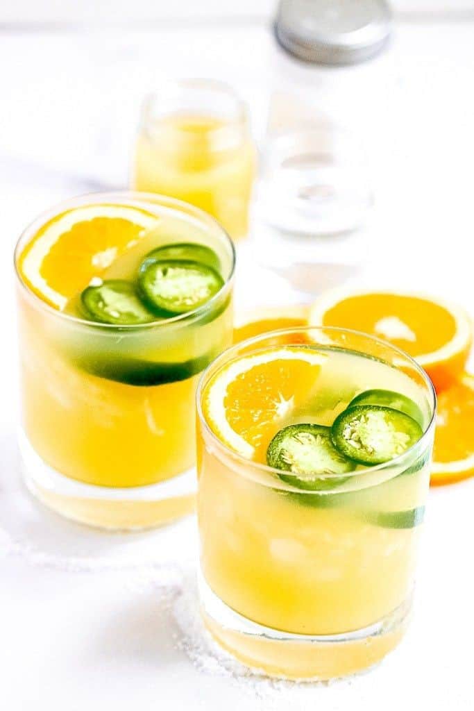 Skinny Margarita With jalapeño