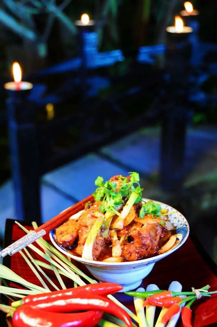 Lemongrass Flavored Tofu Fried Rice