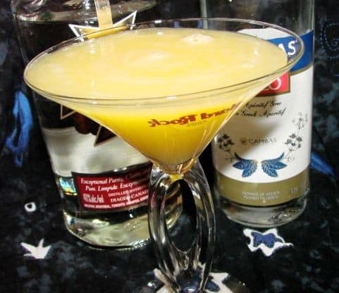 Peaches and Cream Martini