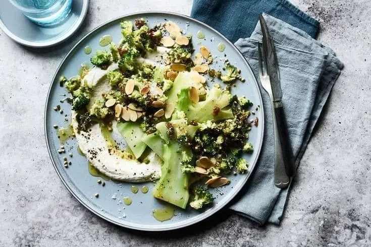 Broccoli, Buckwheat And Almond Salad