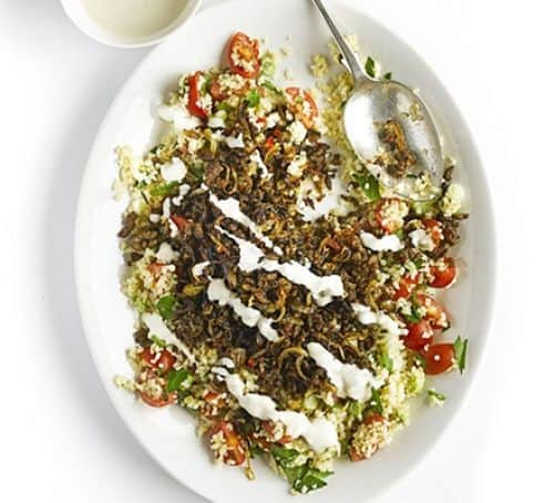 Mediterranean Shrimp With Bulgur