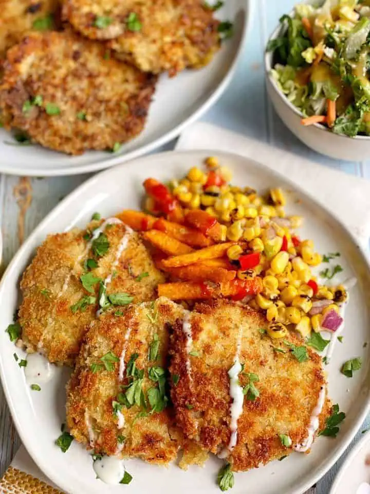 Baked Steak Milanesa