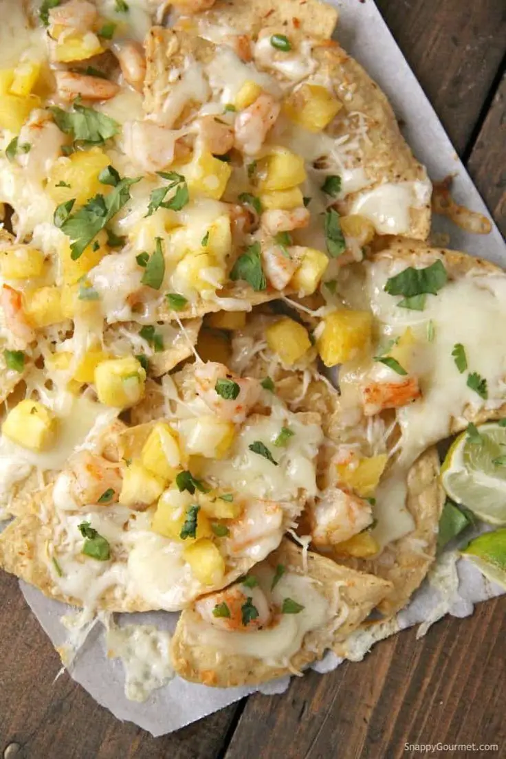 Amazing Honey Shrimp Nachos