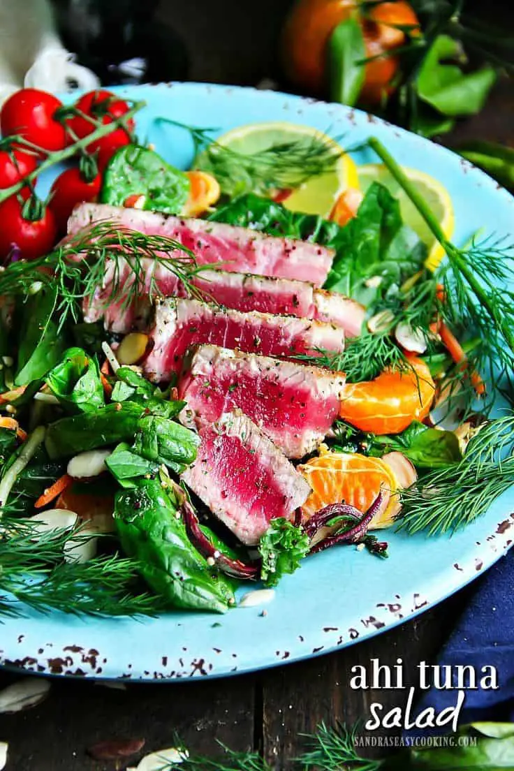 Ahi Tuna Salad With Sesame Dressing