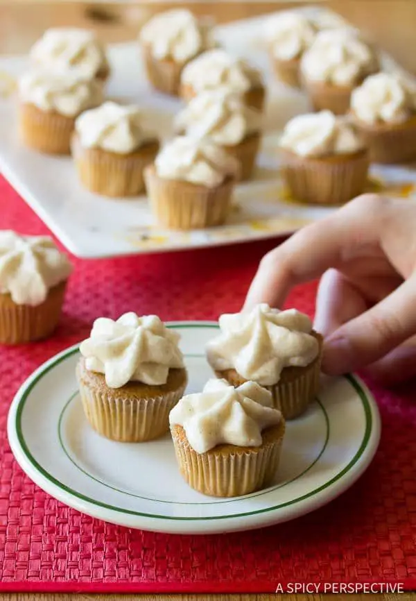 Maple Carrot Cupcakes