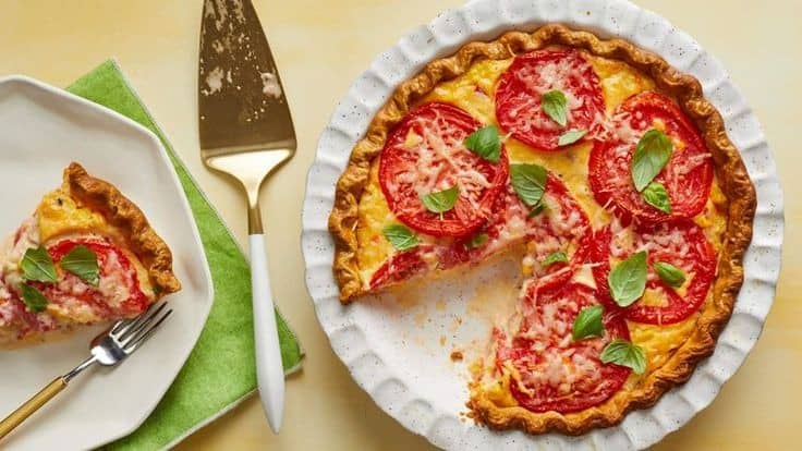Sweet Corn And Zucchini Pie