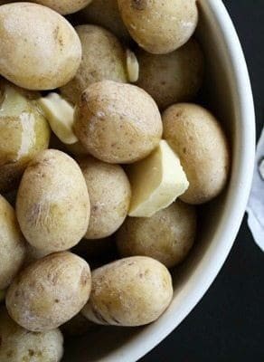 Salt And Pepper Smashed Potatoes
