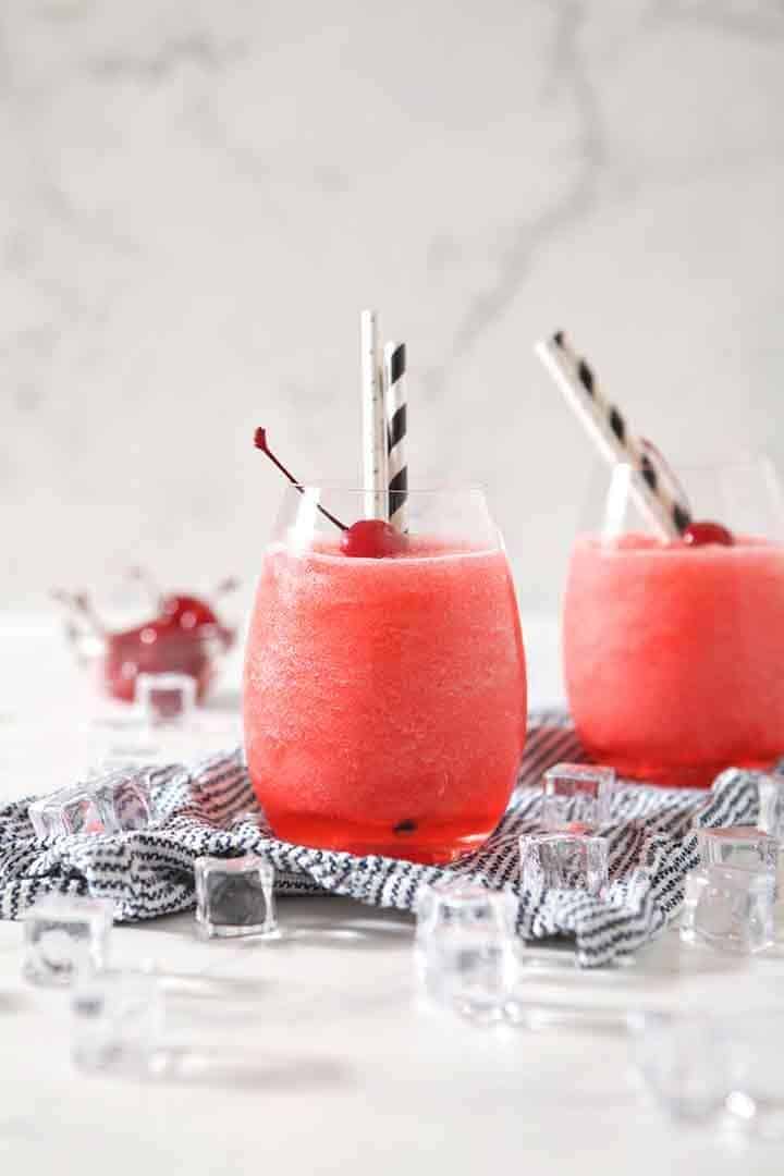 Caramel Apple Cider Vodka Slush