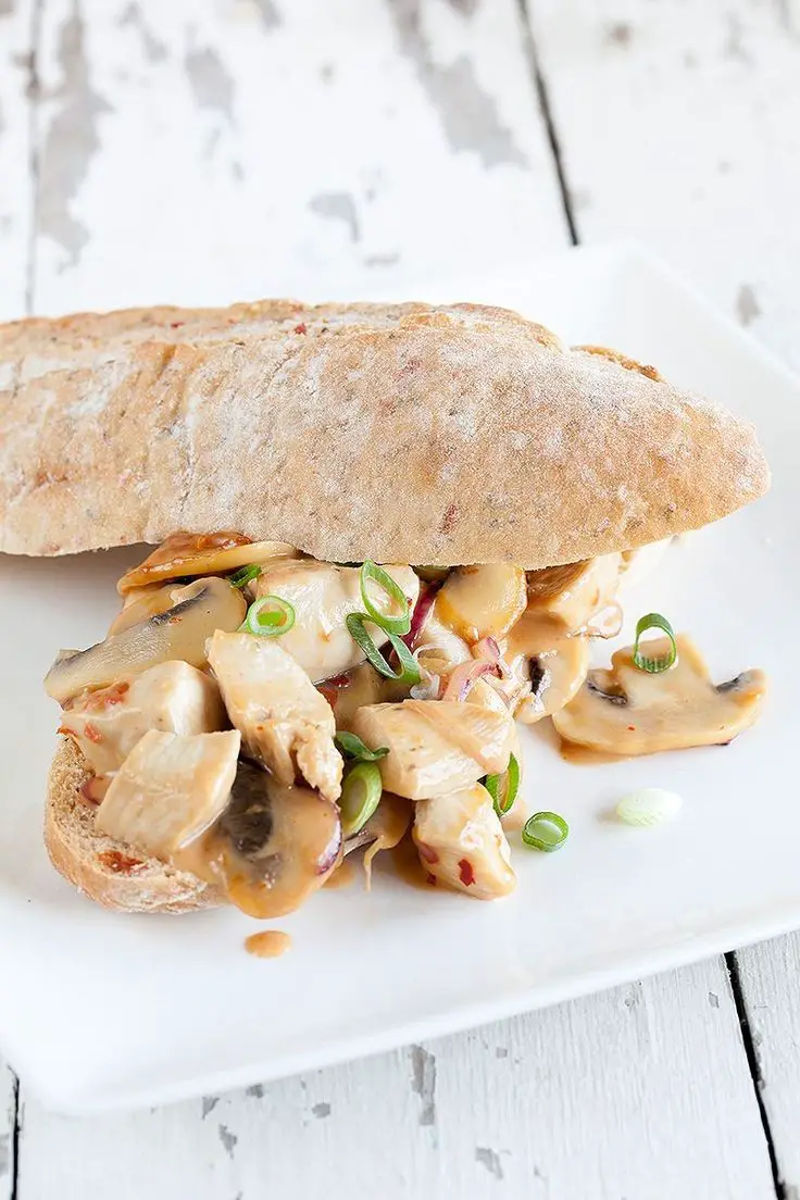 Chicken Cordon Bleu Sandwich