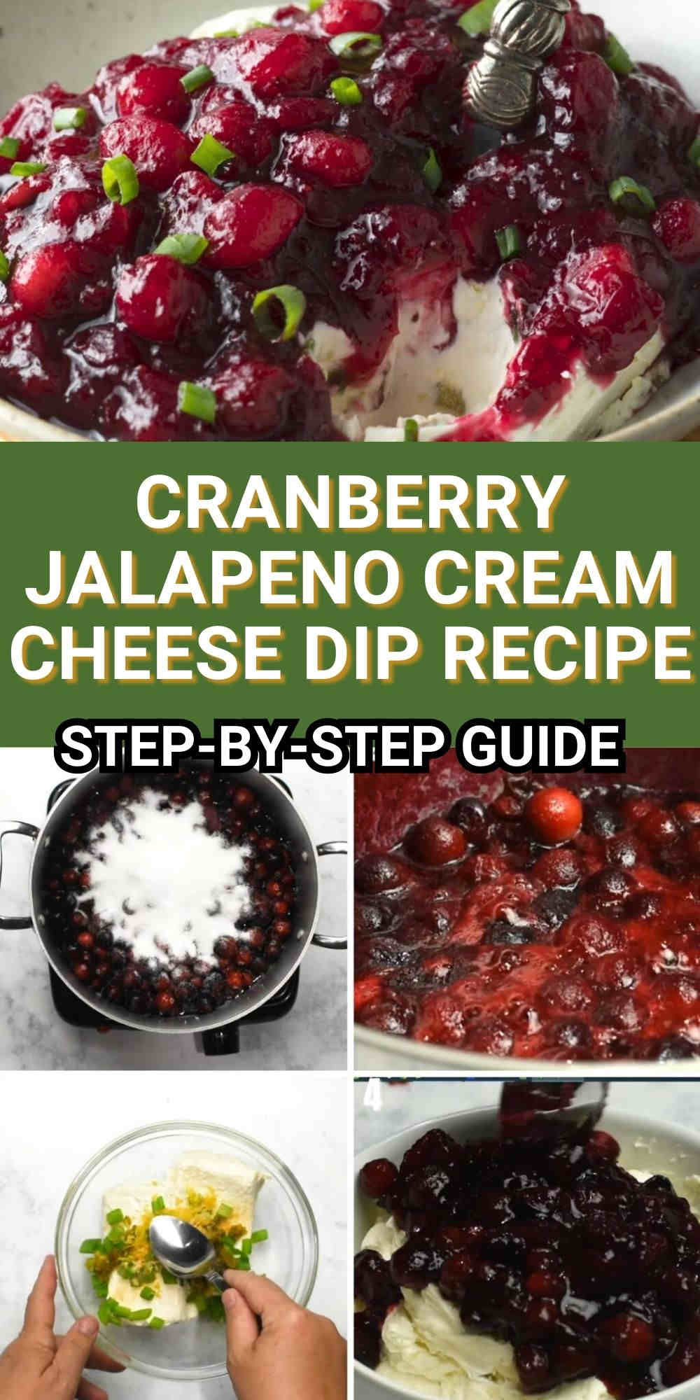Cranberry Jalapeno Cream Cheese Dip Recipe
