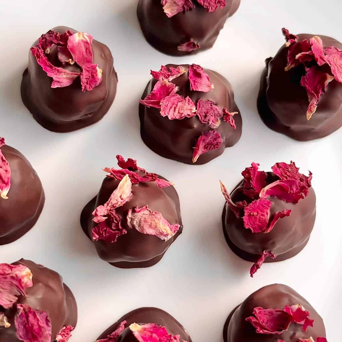 Rose Truffles (Perfect for Valentine’s Day)