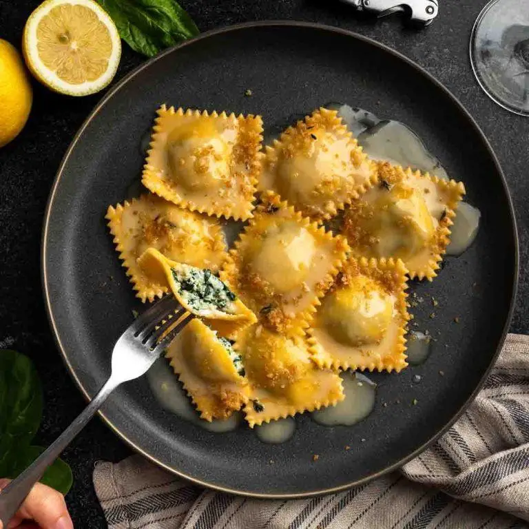 00 Flour Ravioli with Ricotta and Spinach