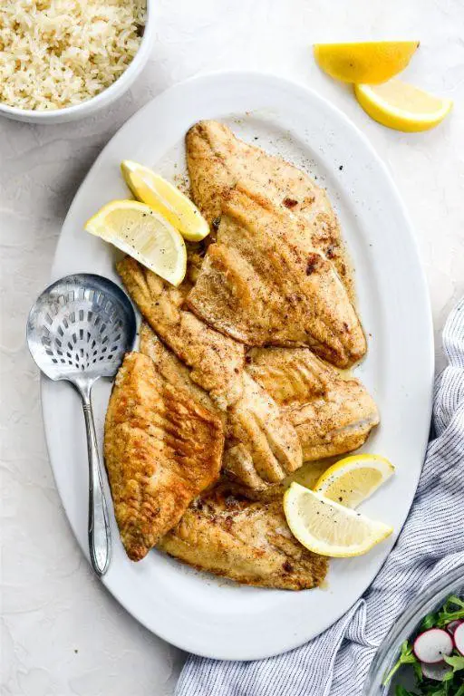 Air Fryer Perch with Lemon Butter