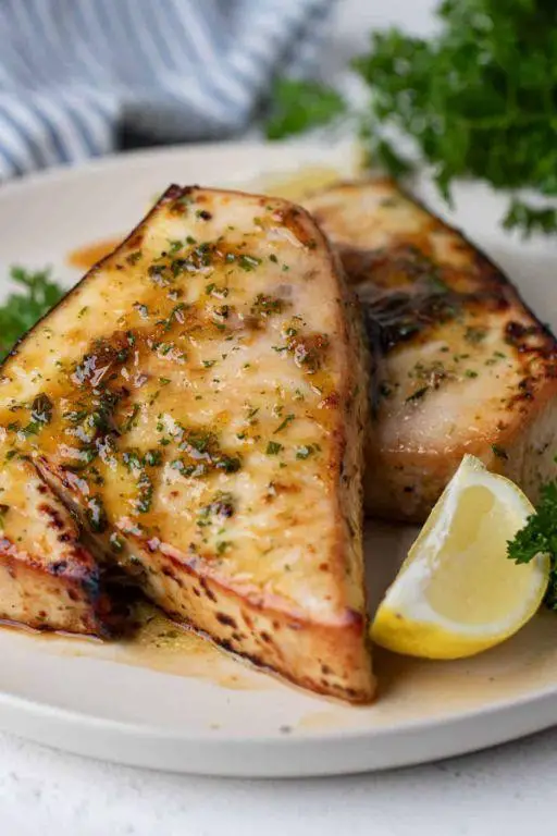Air Fryer Swordfish Steaks