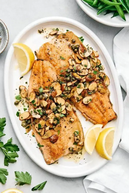 Air Fryer Trout with Almonds