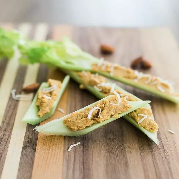 Almond Butter Celery Sticks