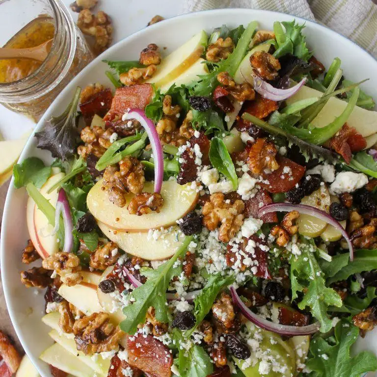 Apple Walnut and Blue Cheese Salad