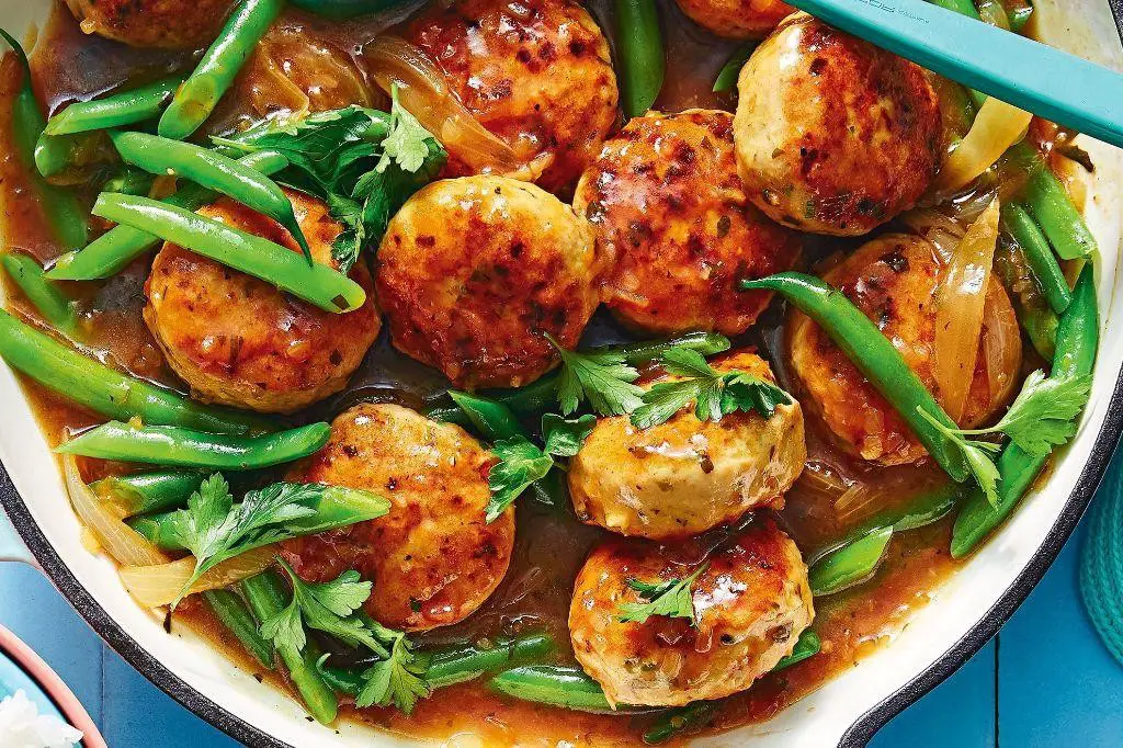 Apricot Chicken Meatballs