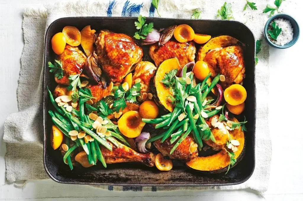 Apricot Chicken and Vegetable Bake