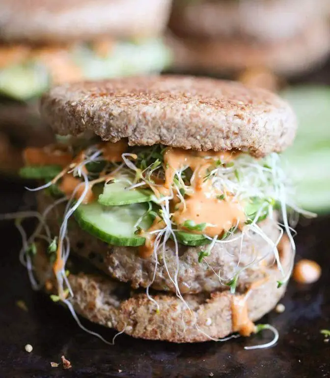 Asian Inspired Turkey Burger with Ginger and Soy