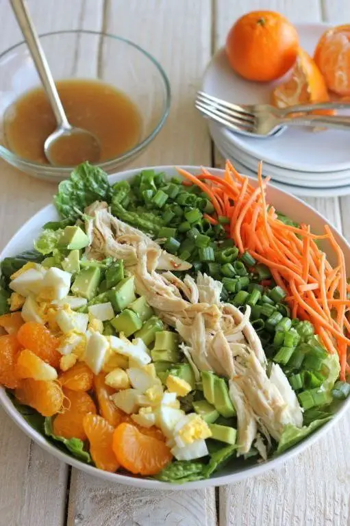 Asian-Inspired Cobb Salad with Sesame Dressing