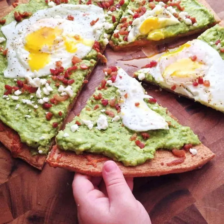 Avocado Breakfast Pizza