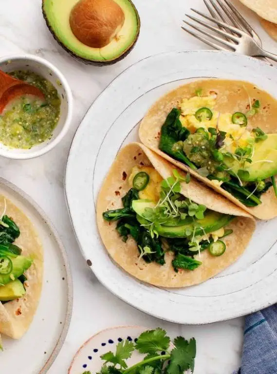 Avocado Breakfast Tacos