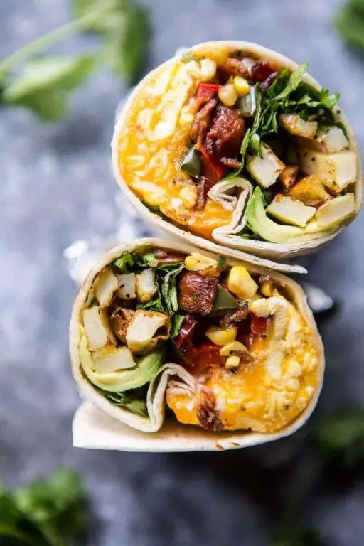 Avocado and Egg Breakfast Burrito