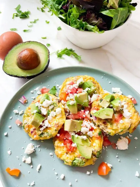 Avocado and Lime Egg Bites