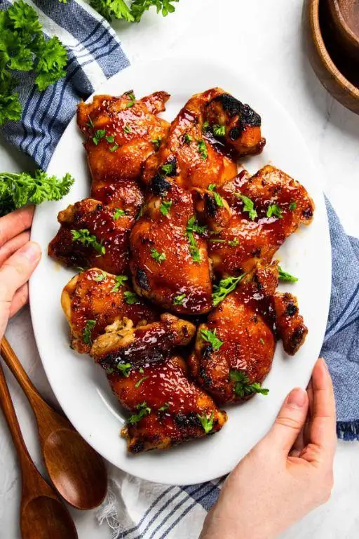 BBQ Boneless Chicken Thighs with Quick Marinade