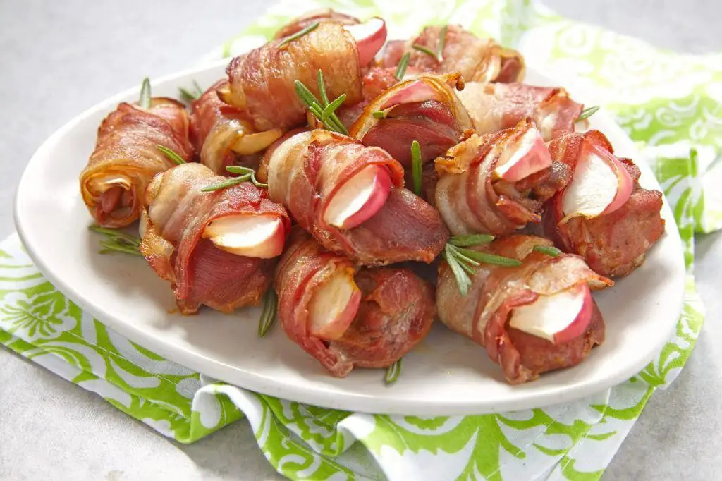 Bacon and Apple Bites
