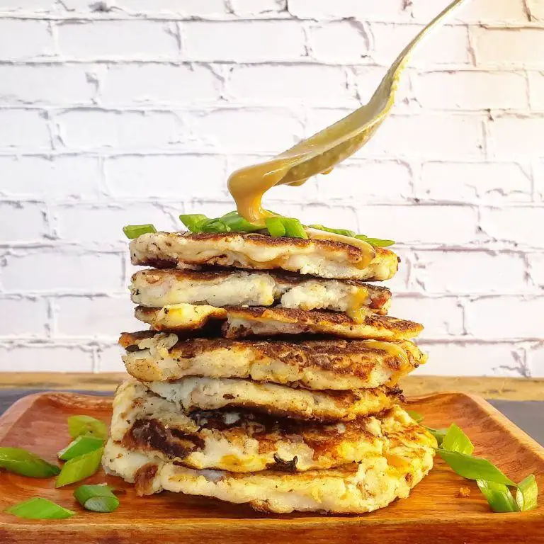 Bacon and Cheddar Potato Pancakes