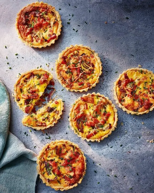 Bacon and Onion Tartlets