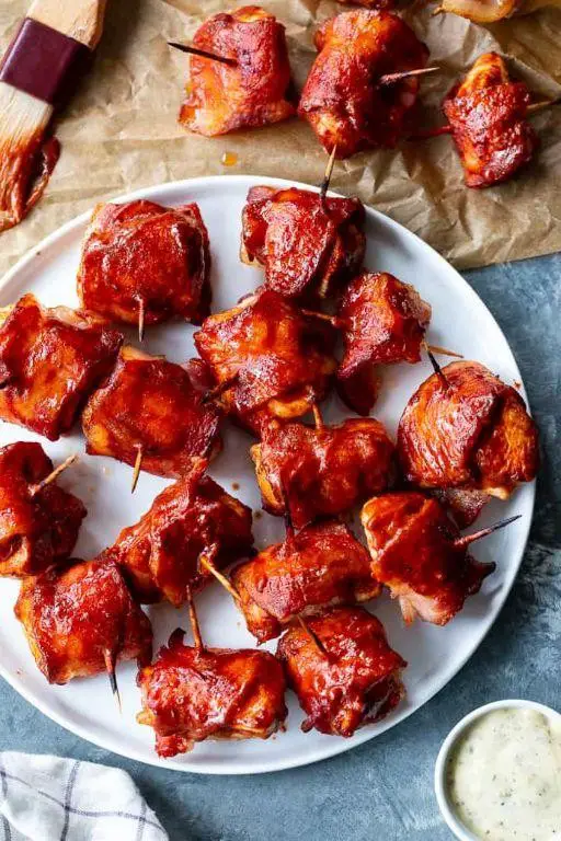 Bacon-Wrapped Chicken Bites