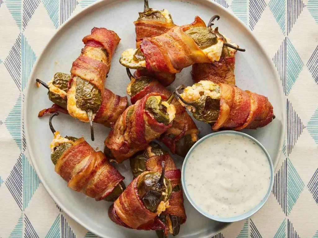 Bacon-Wrapped Jalapeno Poppers