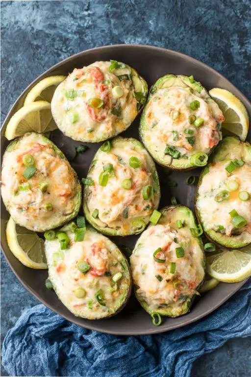 Baked Avocado with Crab Meat
