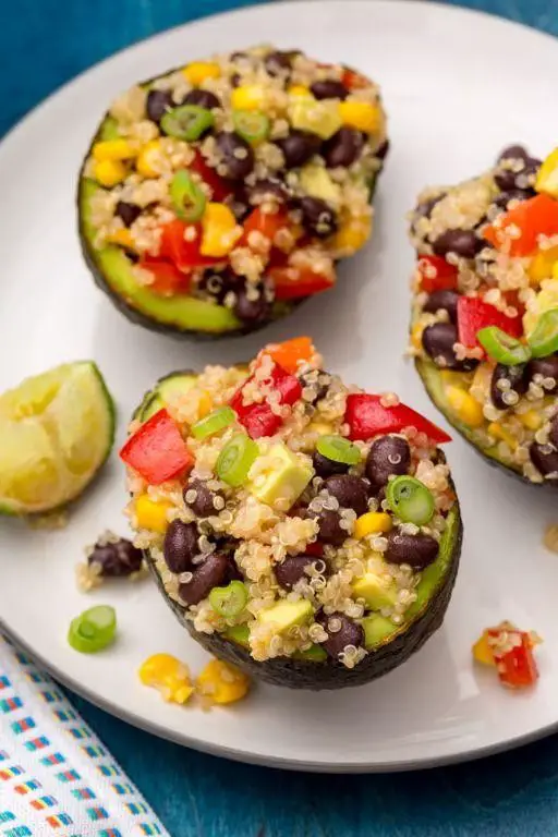 Baked Avocado with Quinoa