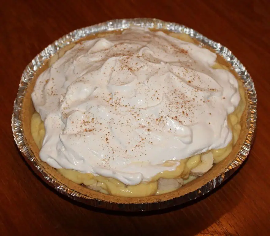 Banana Cream Sugar Free Pie