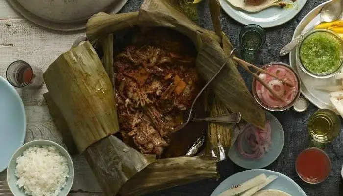 Banana Leaf Pork Roast