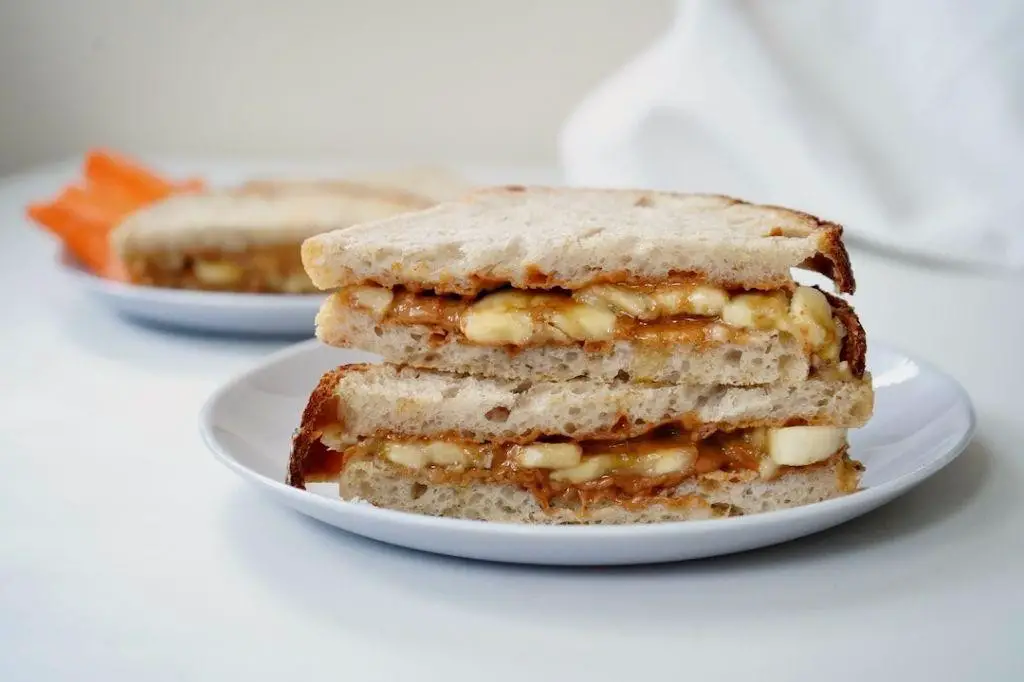 Banana Peanut Butter Sandwich