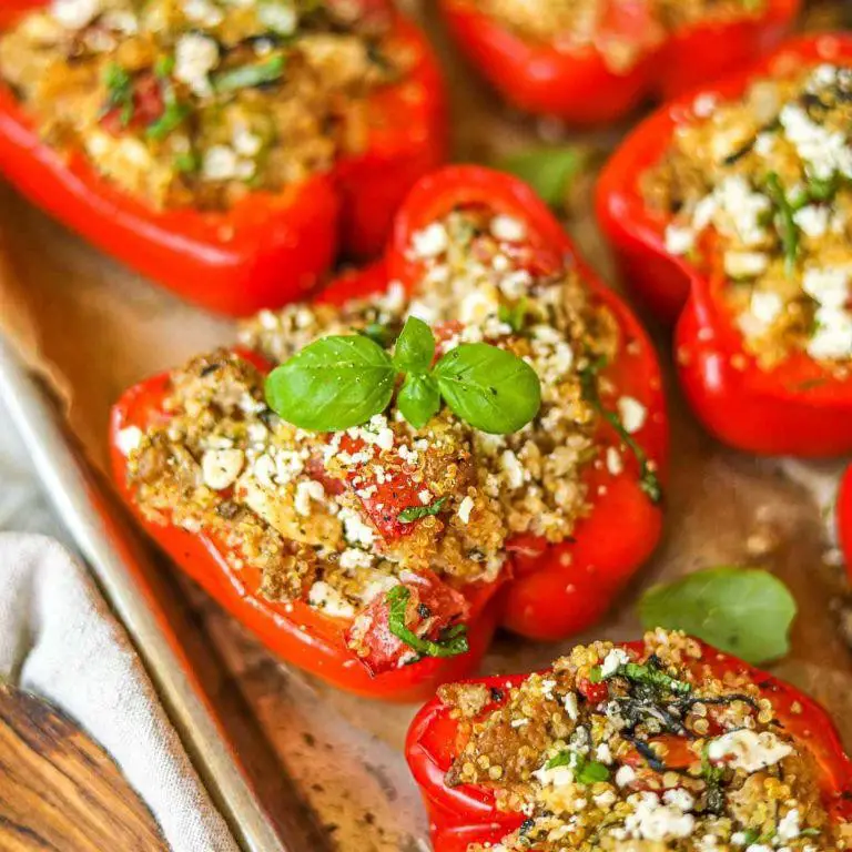 Bariatric Turkey and Quinoa Stuffed Peppers