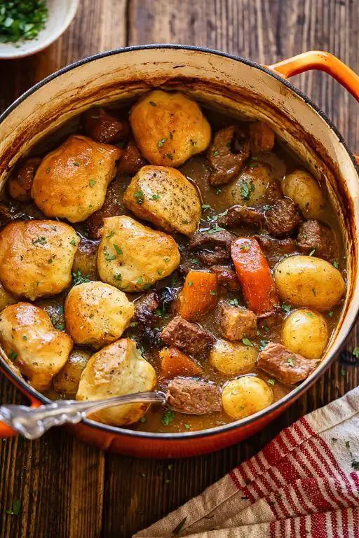Beef Stew with Dumplings