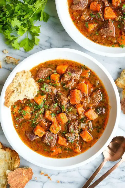 Beef Stew with Sweet Potatoes