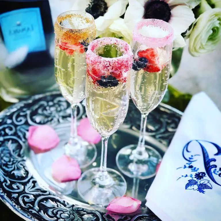 Berry Blast Champagne Cocktail
