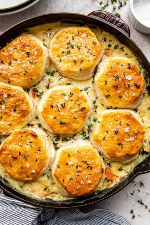 Biscuit Chicken Pot Pie