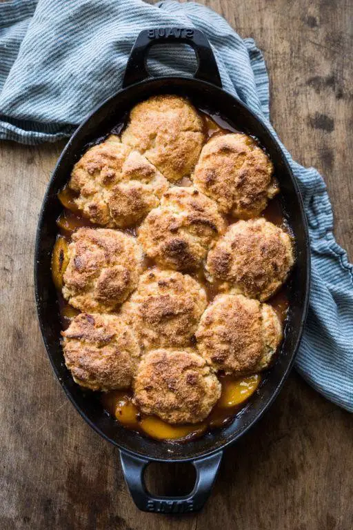 Biscuit Peach Cobbler