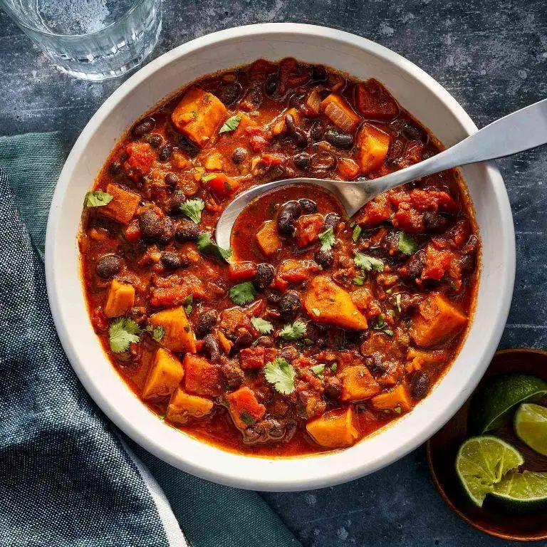 Black Bean and Sweet Potato Chili