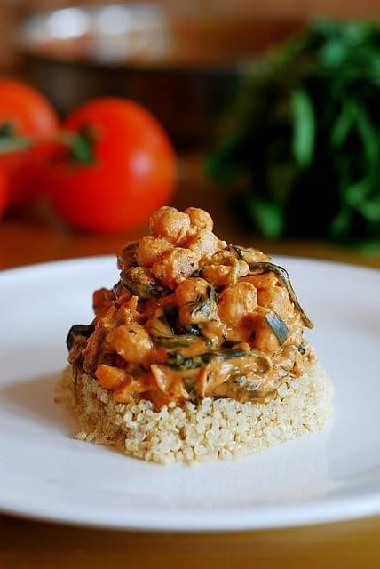 Black Quinoa and Chickpea Curry
